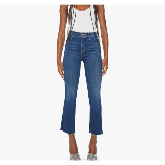 Mother The Hustler Ankle Fray Home Movies Jeans sz 32 - Picture 1 of 7